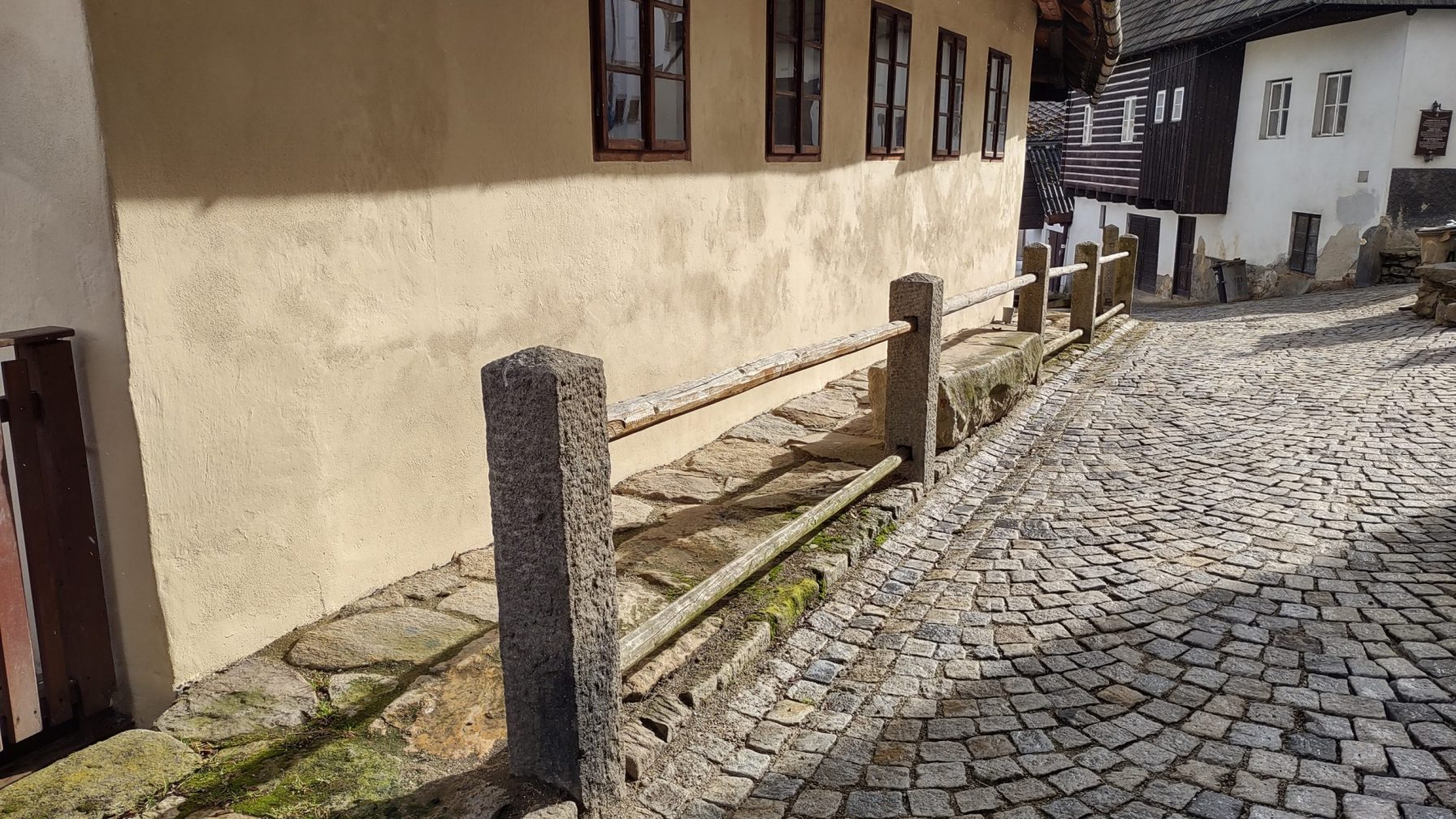 Passable fence or railing